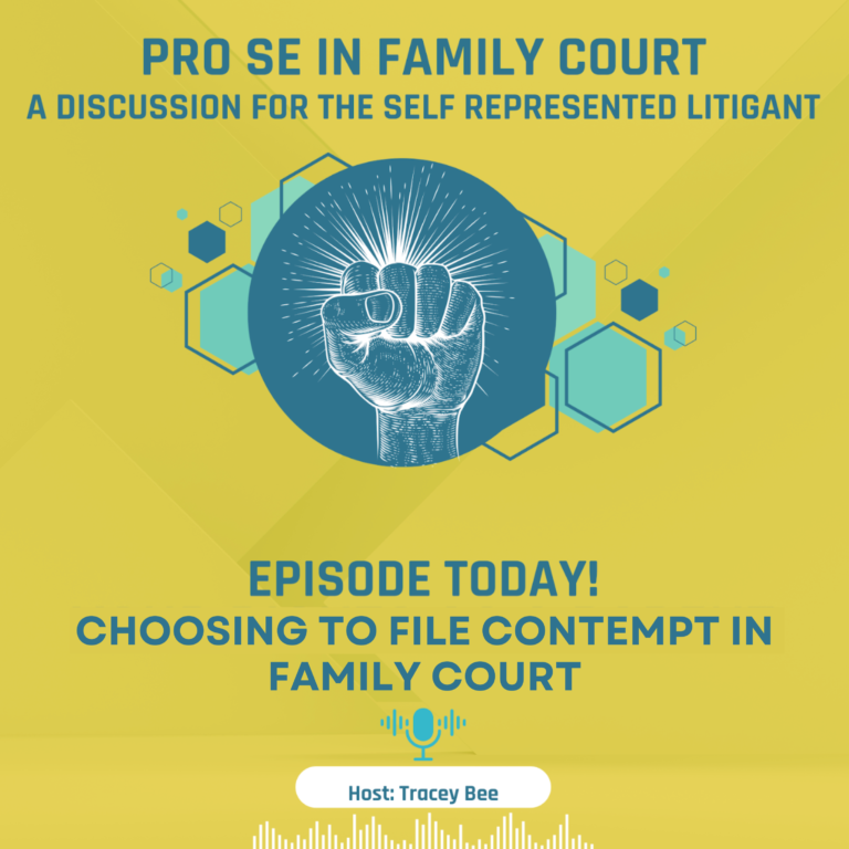 Choosing to File Contempt in Family Court